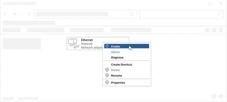 Enable Network Connection