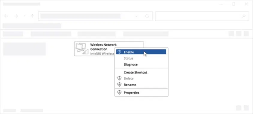 Enable Wireless Connection