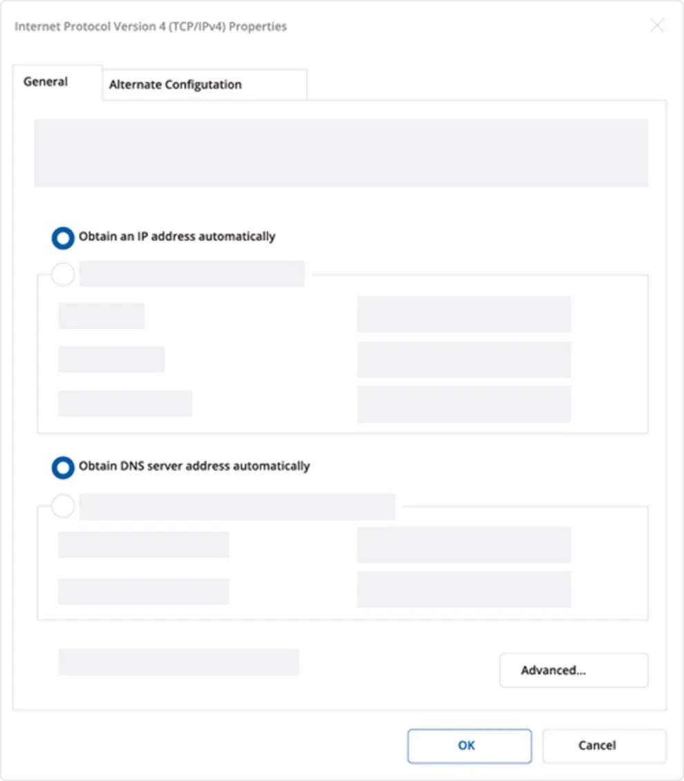 Obtain Ip Address