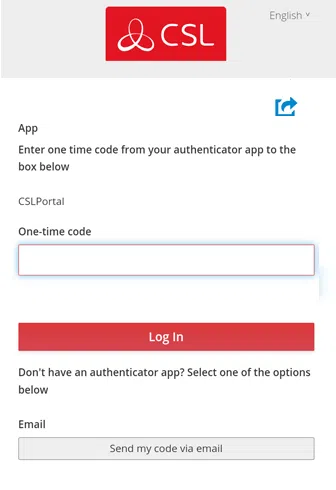 Onetime Code