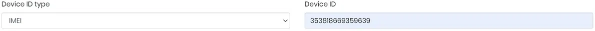 VoiceLink Device ID