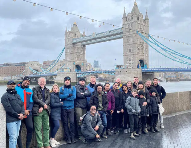 CSL staff Thames Walk by Towerbridge image