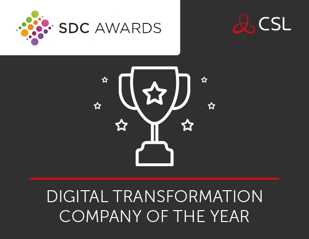 CSL Digital Transformation Company at SDC Awards logo