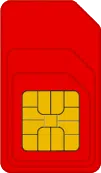IoT SIM Card red image 1
